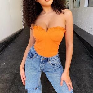 Iamgia Alia Crop in Orange
